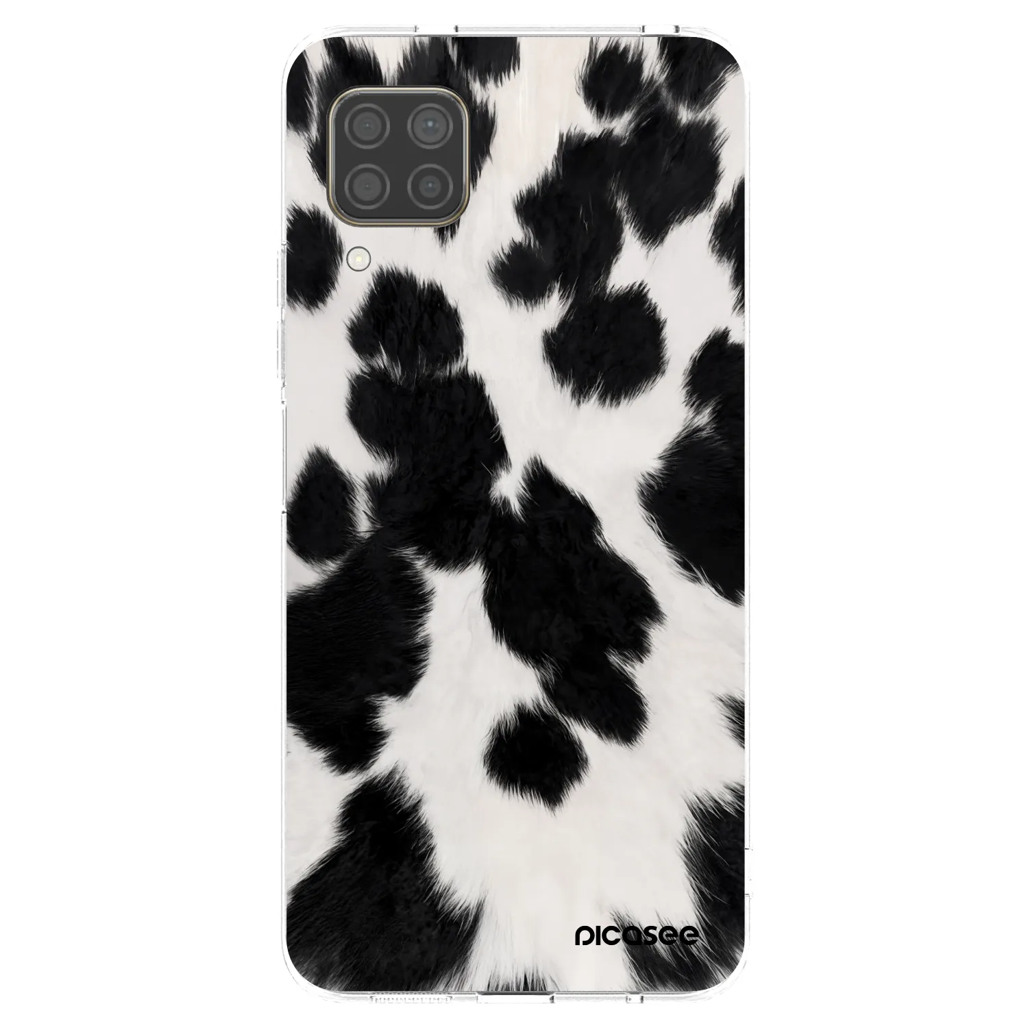 Picasee διαφανής θήκη σιλικόνης Huawei P40 Lite - Black Moo