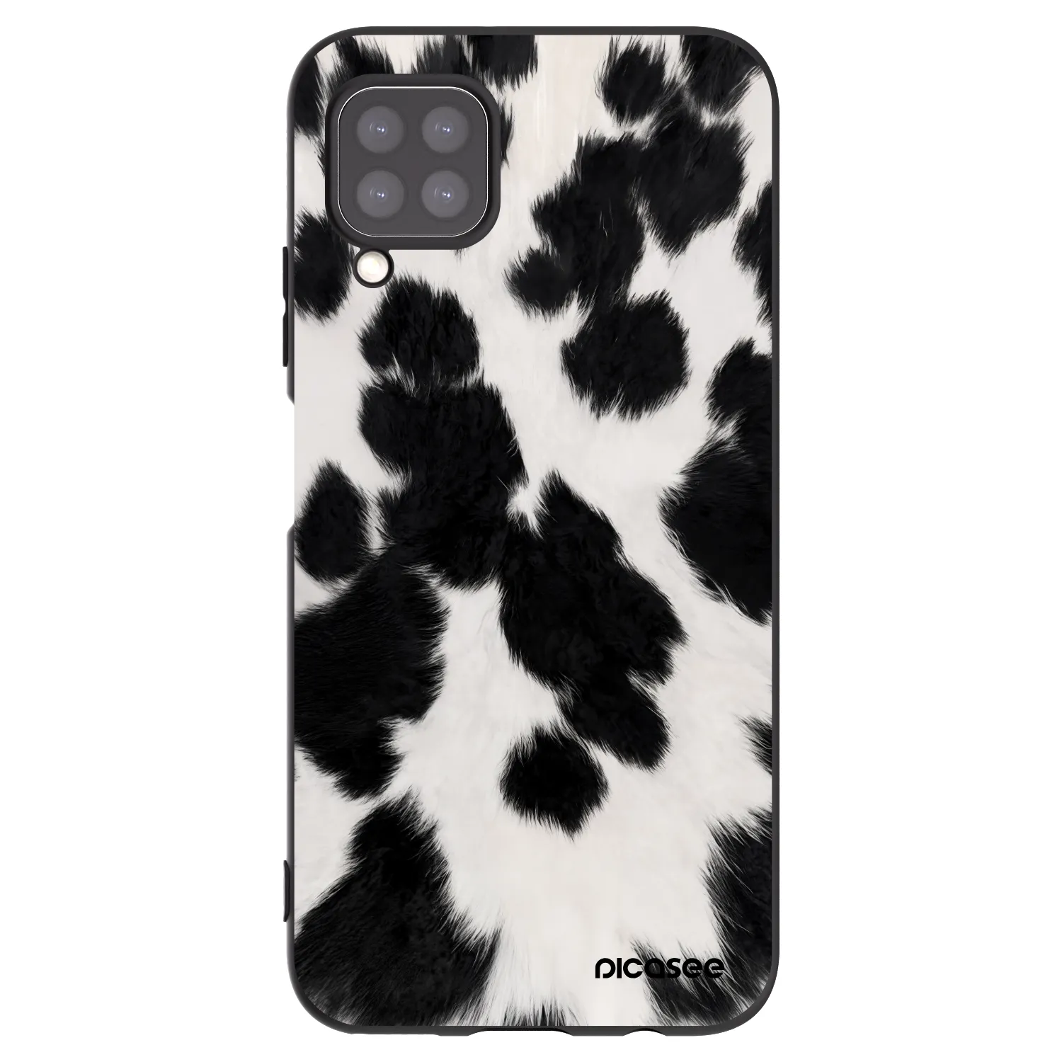 Picasee Μαύρη θήκη σιλικόνης για Huawei P40 Lite - Black Moo