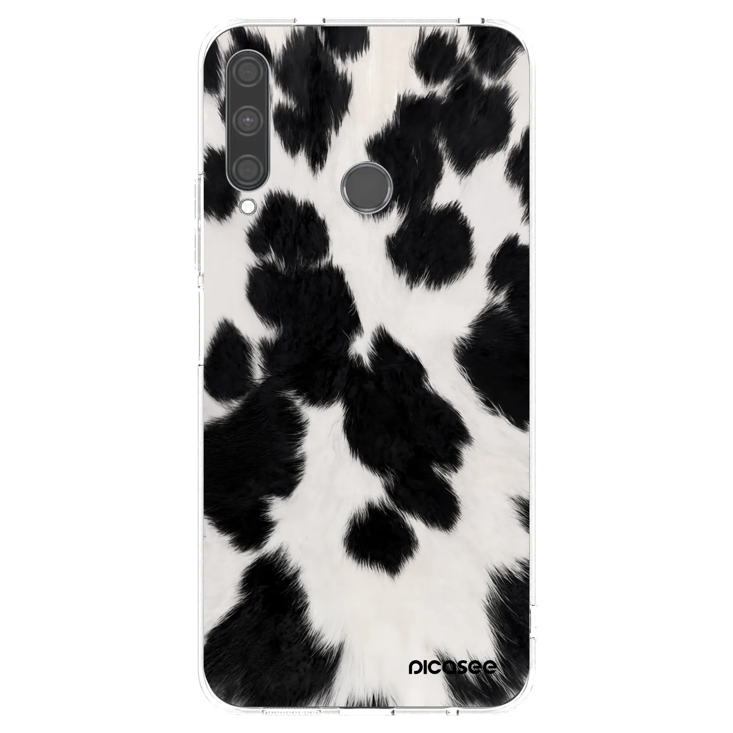 Picasee διαφανής θήκη σιλικόνης Huawei P40 Lite E - Black Moo