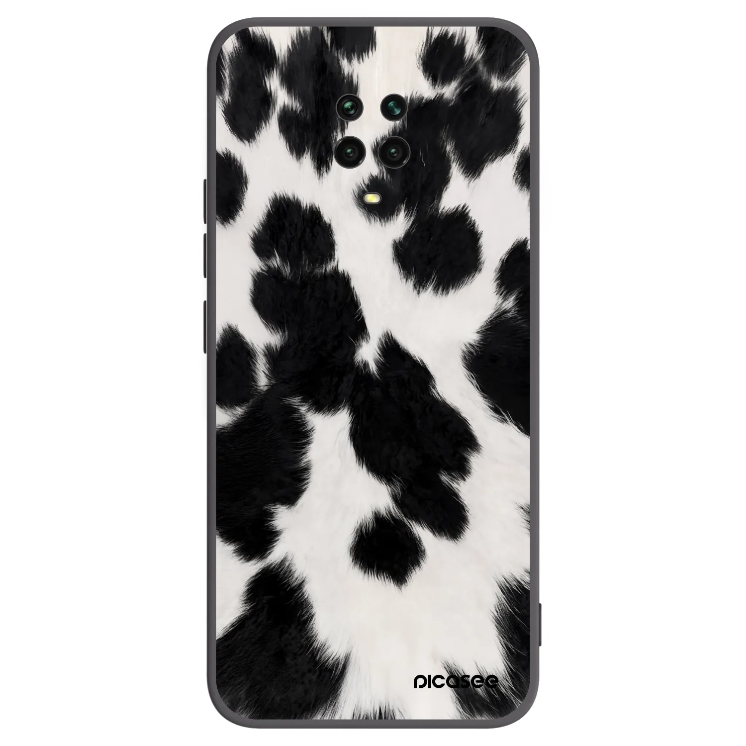 Picasee Μαύρη θήκη σιλικόνης για Xiaomi Redmi Note 9 Pro - Black Moo