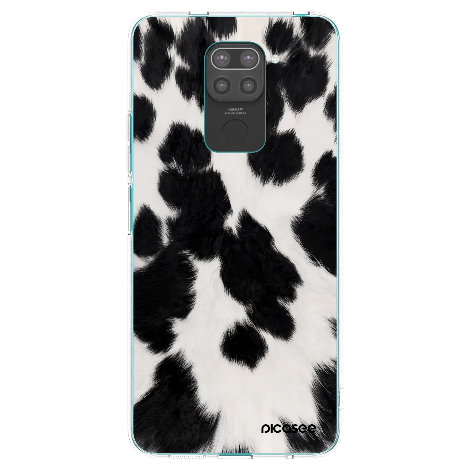 Picasee Μαύρη θήκη σιλικόνης για Xiaomi Redmi Note 9 - Black Moo