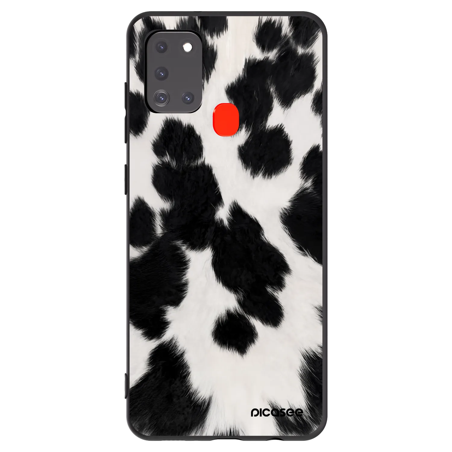Picasee Μαύρη θήκη σιλικόνης για Samsung Galaxy A21s - Black Moo