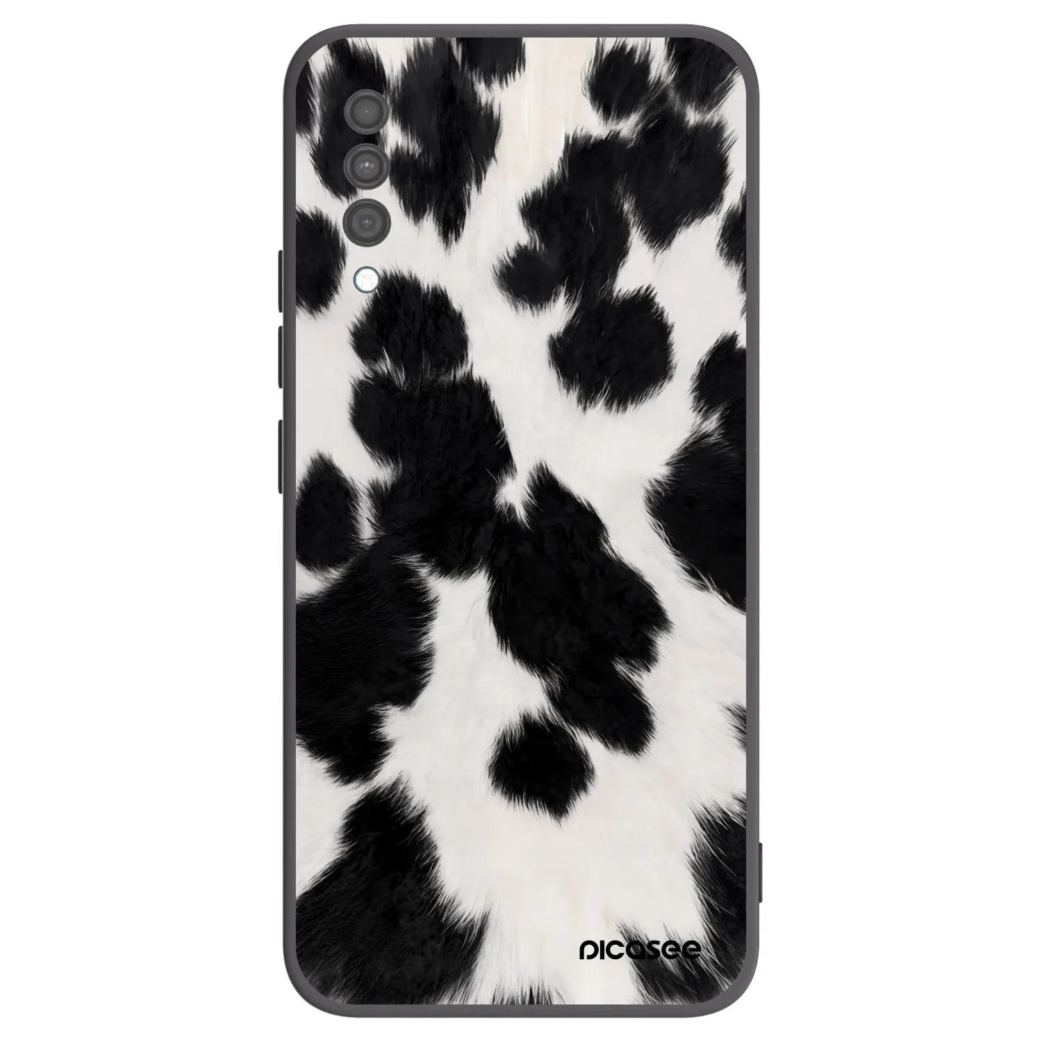 Picasee Μαύρη θήκη σιλικόνης για Samsung Galaxy A30s A307F - Black Moo