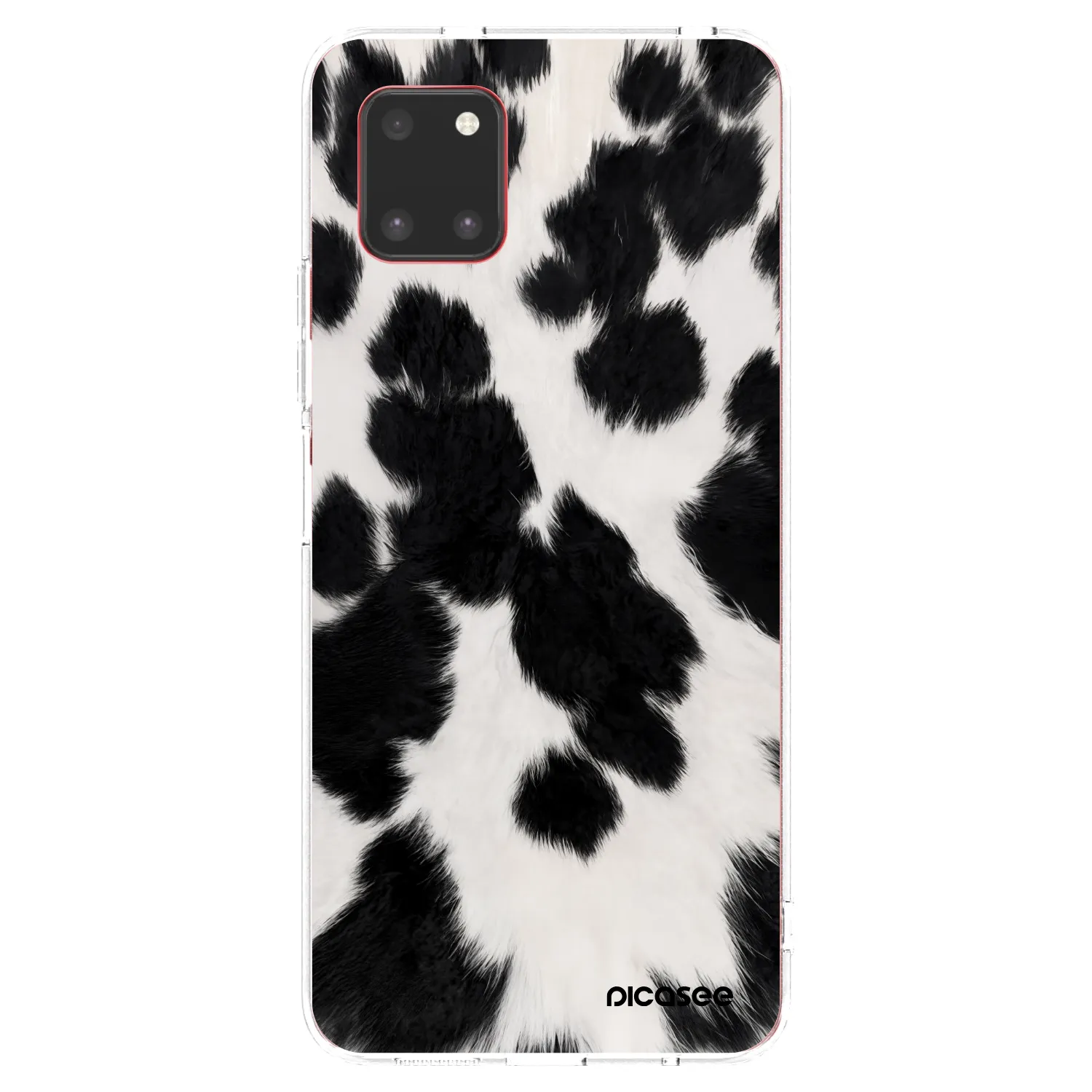 Picasee διαφανής θήκη σιλικόνης Samsung Galaxy Note 10 Lite N770F - Black Moo