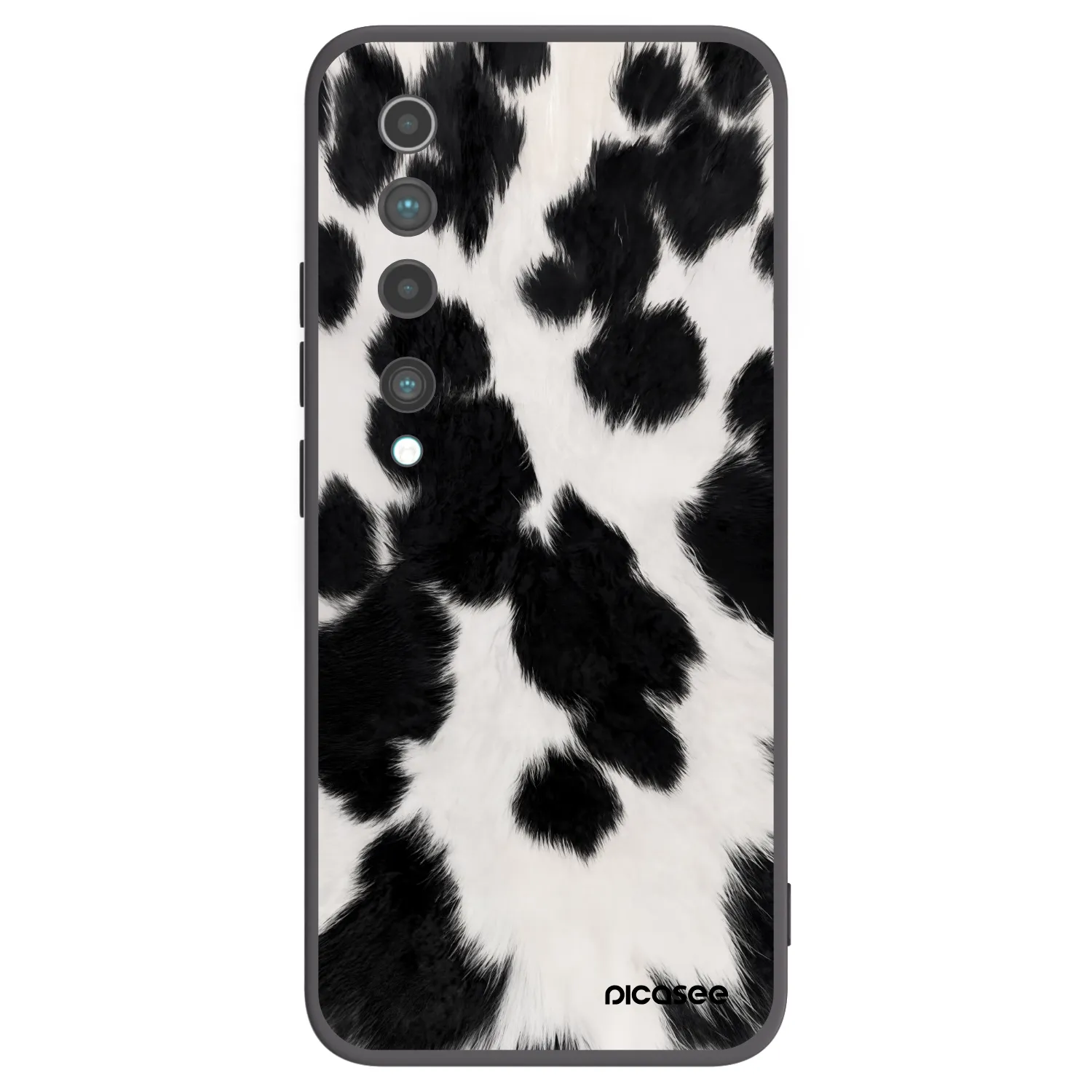 Picasee Μαύρη θήκη σιλικόνης για Xiaomi Mi 10 - Black Moo