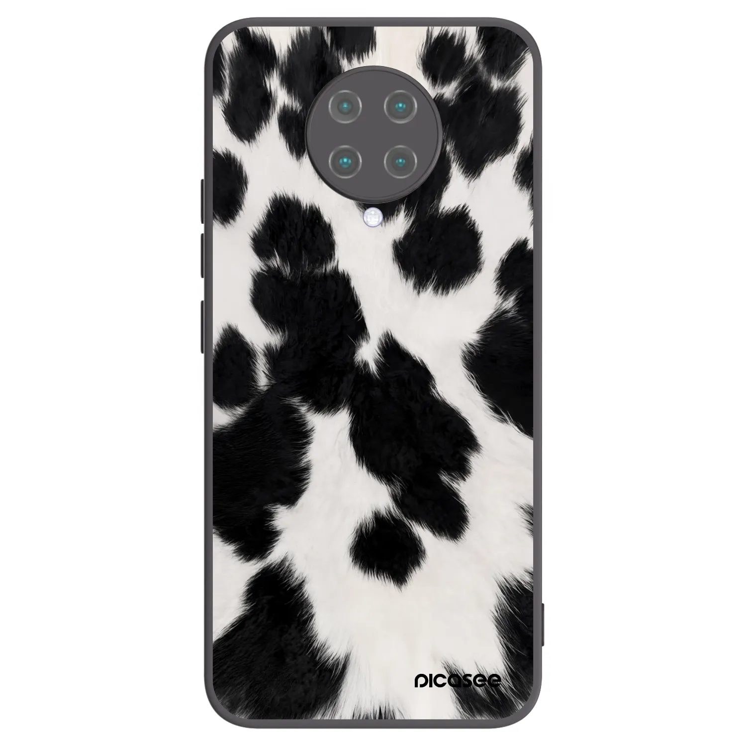 Picasee Μαύρη θήκη σιλικόνης για Xiaomi Poco F2 Pro - Black Moo