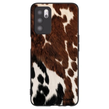 Picasee Μαύρη θήκη σιλικόνης για OPPO A16s - Rust