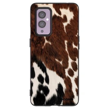 Picasee Μαύρη θήκη σιλικόνης για OnePlus 9 - Rust