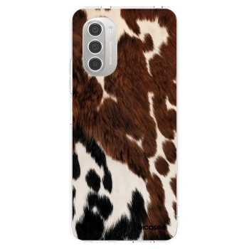 Picasee διαφανής θήκη σιλικόνης Motorola Moto G51 - Rust