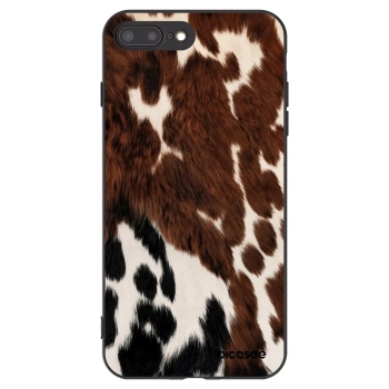 Picasee Μαύρη θήκη σιλικόνης για Apple iPhone 8 Plus - Rust