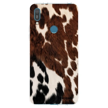 Picasee διαφανής θήκη σιλικόνης Huawei Y7 2019 - Rust