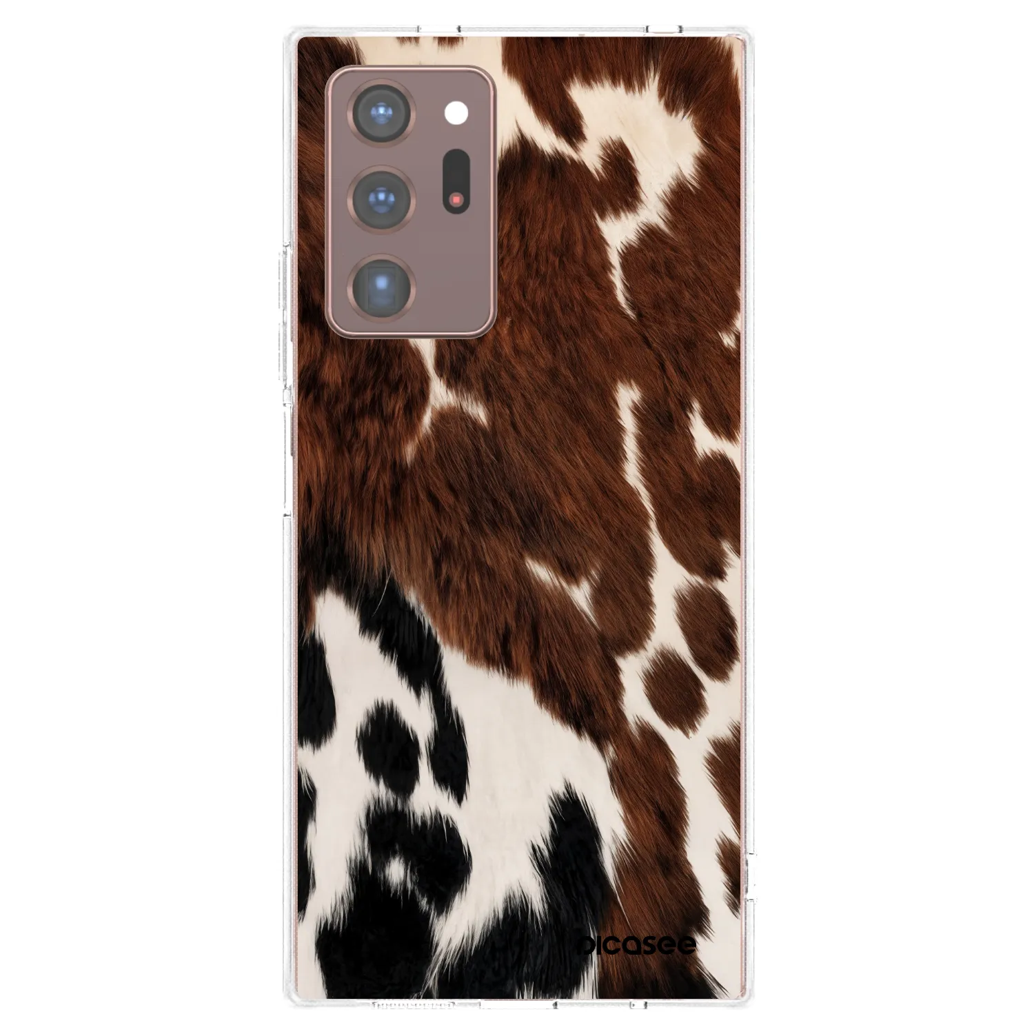 Picasee διαφανής θήκη σιλικόνης Samsung Galaxy Note 20 Ultra - Rust