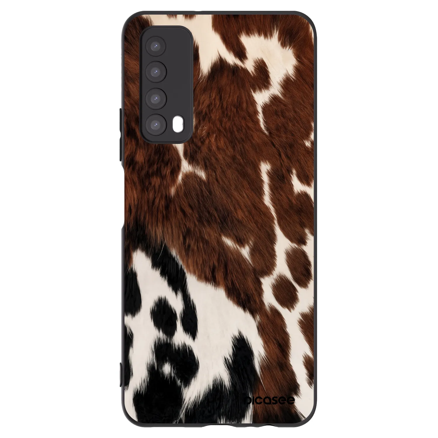 Picasee Μαύρη θήκη σιλικόνης για Huawei P Smart 2021 - Rust