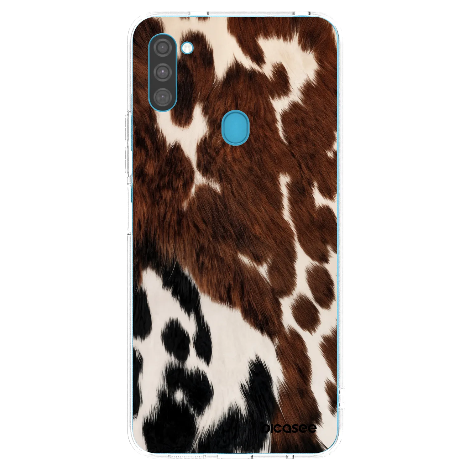 Picasee διαφανής θήκη σιλικόνης Samsung Galaxy M11 - Rust
