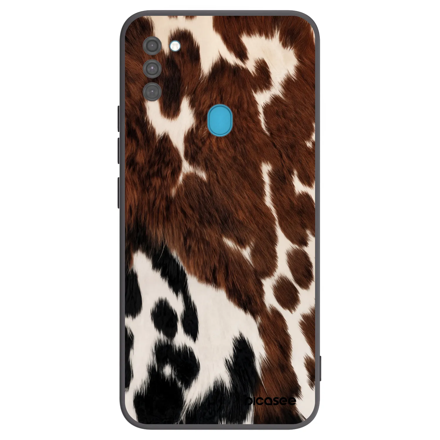 Picasee Μαύρη θήκη σιλικόνης για Samsung Galaxy M11 - Rust