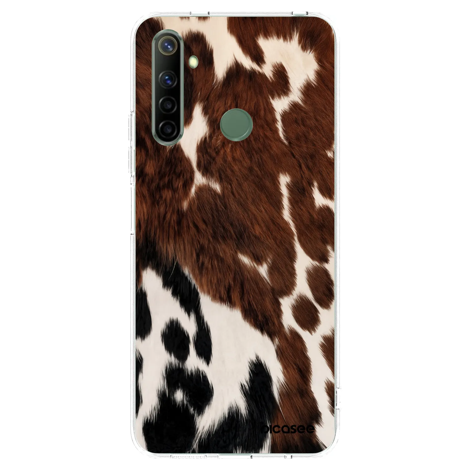 Picasee διαφανής θήκη σιλικόνης Realme 6i - Rust