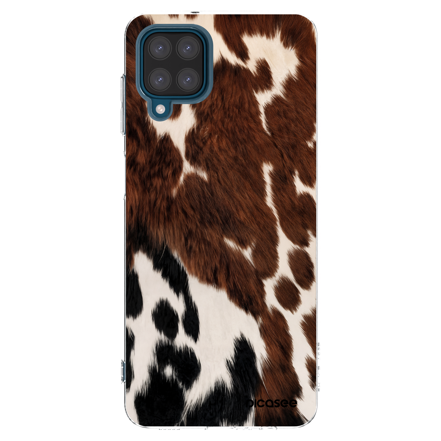 Picasee διαφανής θήκη σιλικόνης Samsung Galaxy A12 A125F - Rust