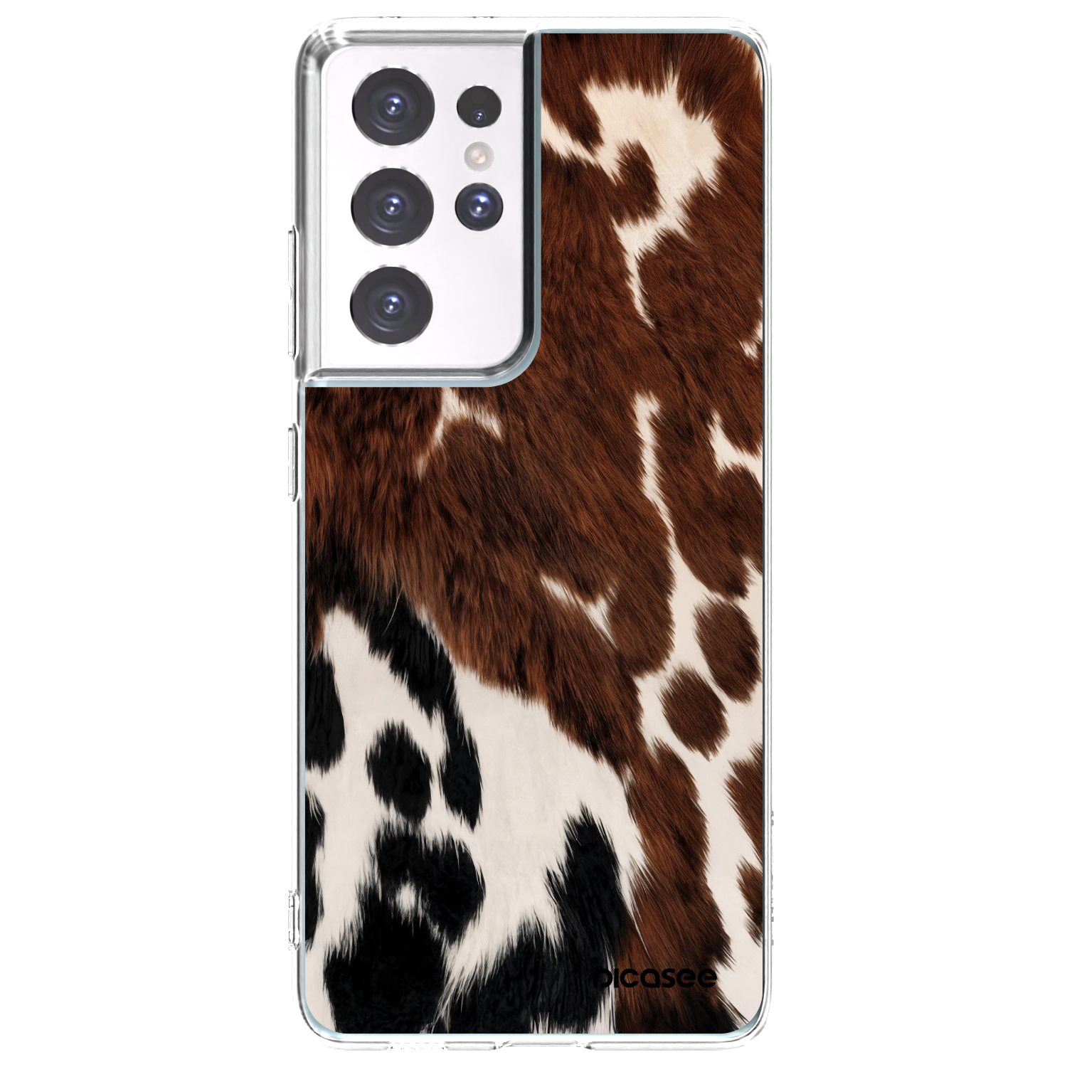 Picasee διαφανής θήκη σιλικόνης Samsung Galaxy S21 Ultra 5G G998B - Rust