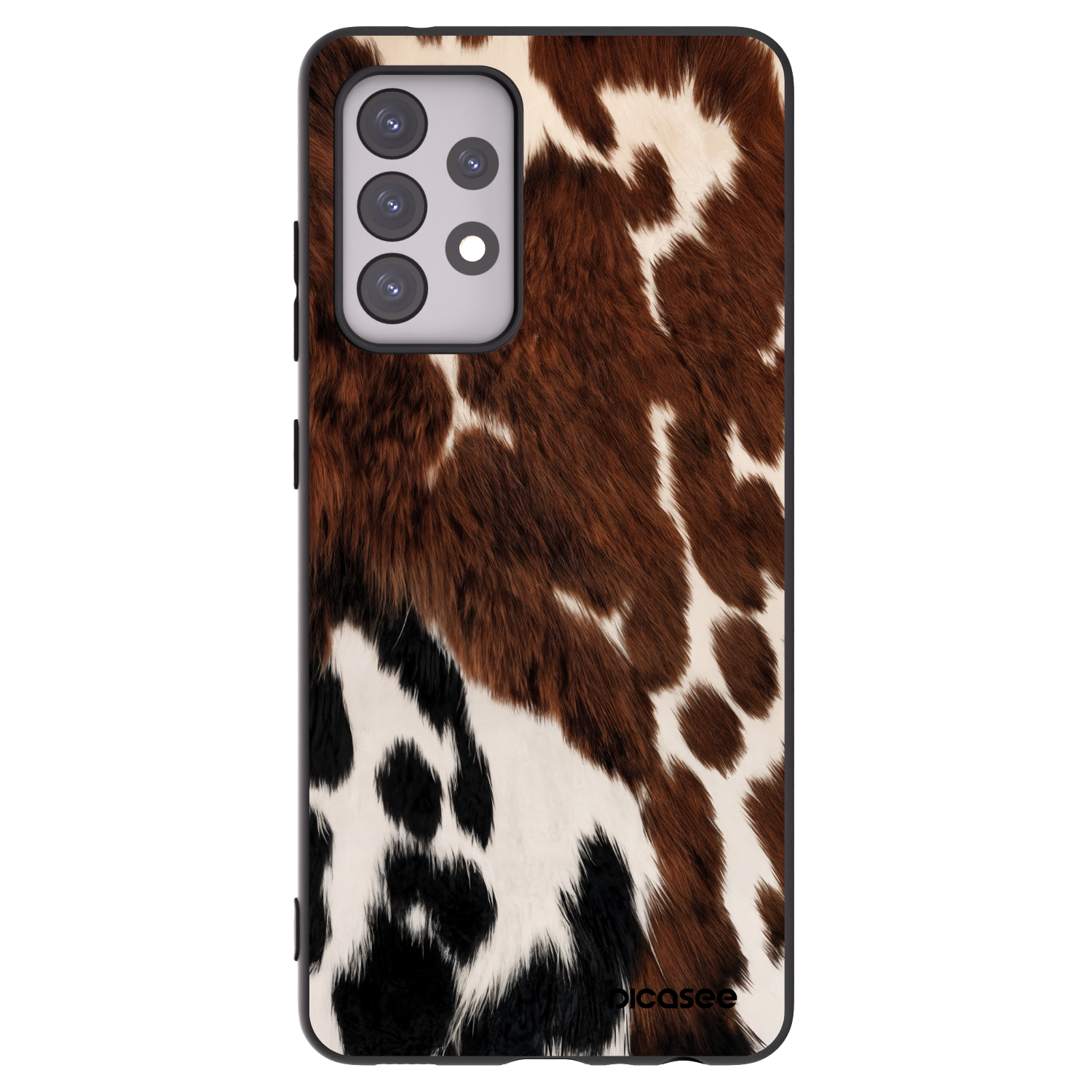 Picasee Μαύρη θήκη σιλικόνης για Samsung Galaxy A52 5G A525F - Rust