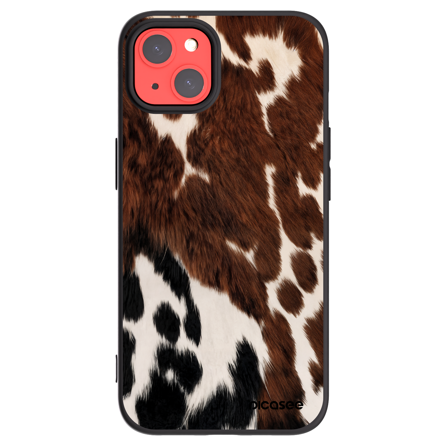 Picasee Μαύρη θήκη σιλικόνης για Apple iPhone 13 - Rust