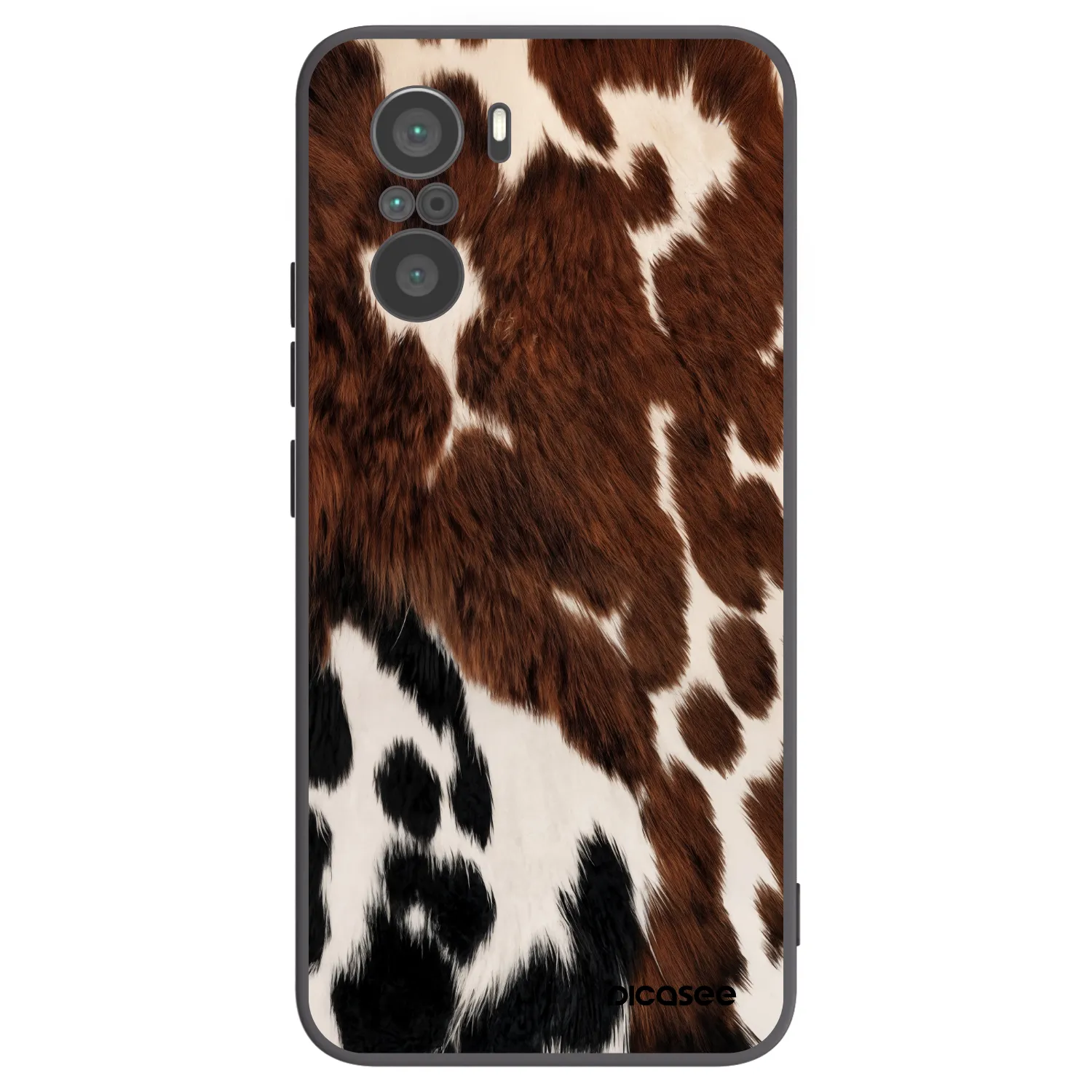 Picasee Μαύρη θήκη σιλικόνης για Xiaomi Poco F3 - Rust