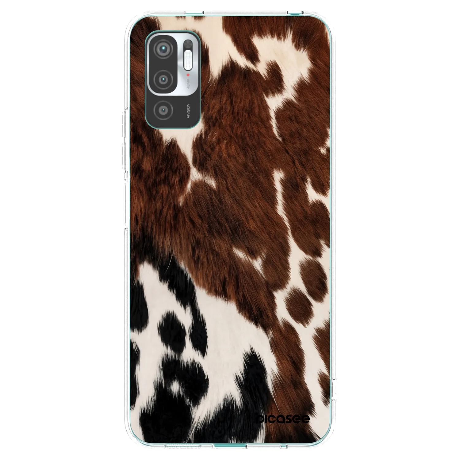 Picasee διαφανής θήκη σιλικόνης Xiaomi Redmi Note 10 5G - Rust