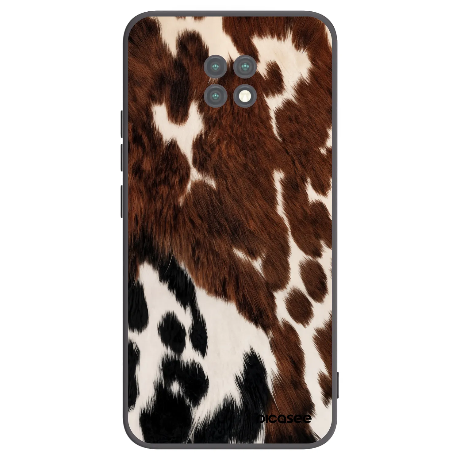 Picasee Μαύρη θήκη σιλικόνης για Xiaomi Redmi Note 9T - Rust