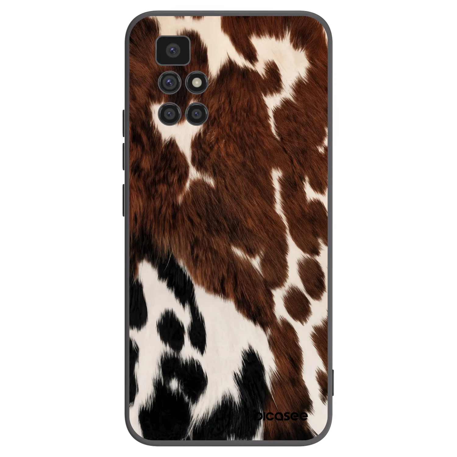 Picasee Μαύρη θήκη σιλικόνης για Xiaomi Redmi 10 - Rust