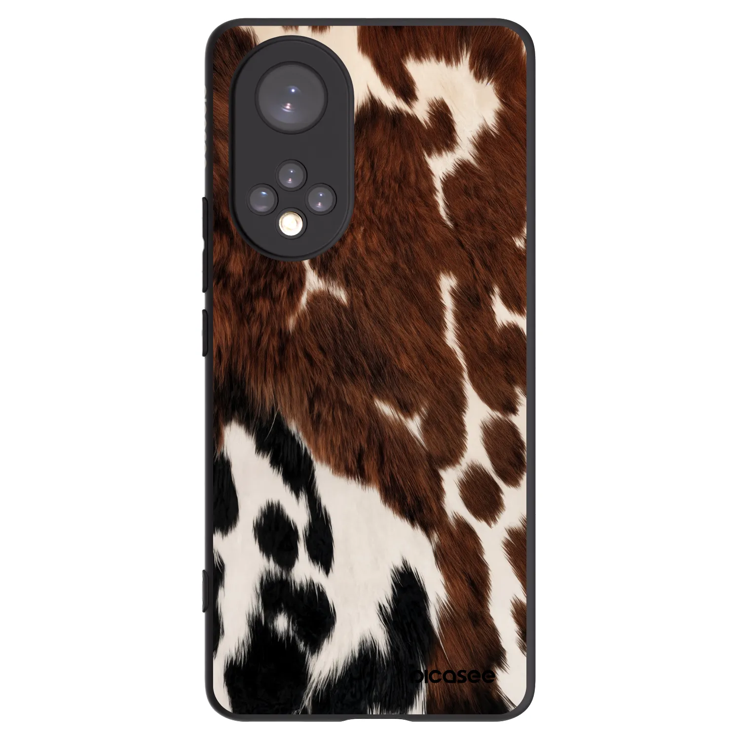 Picasee Μαύρη θήκη σιλικόνης για Honor 50 5G - Rust