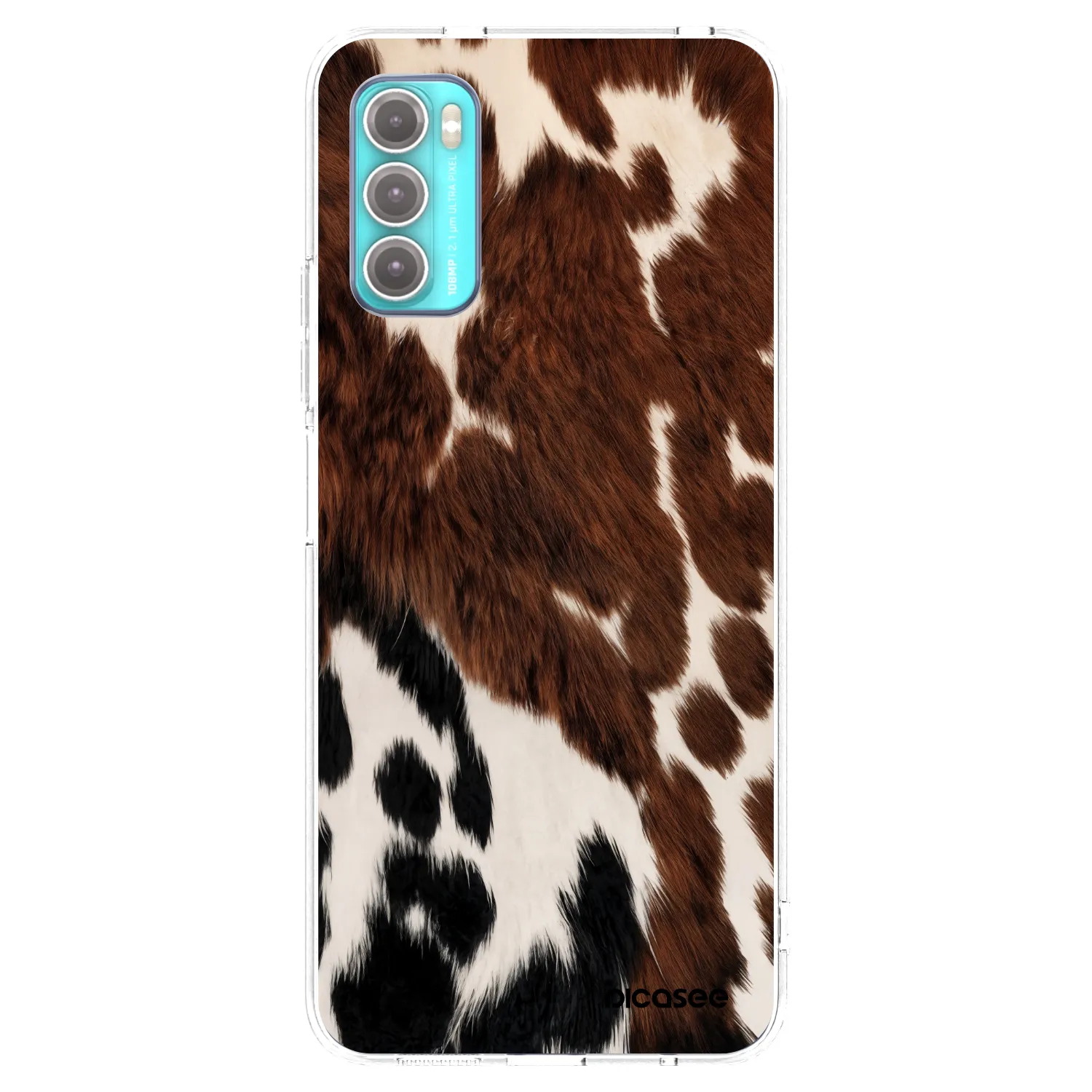 Picasee διαφανής θήκη σιλικόνης Motorola Moto G60 - Rust