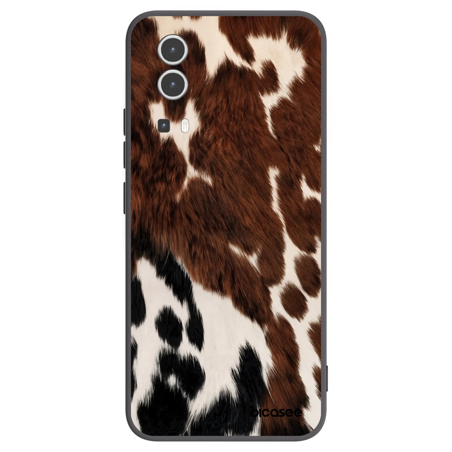 Picasee Μαύρη θήκη σιλικόνης για Vivo Y72 5G - Rust