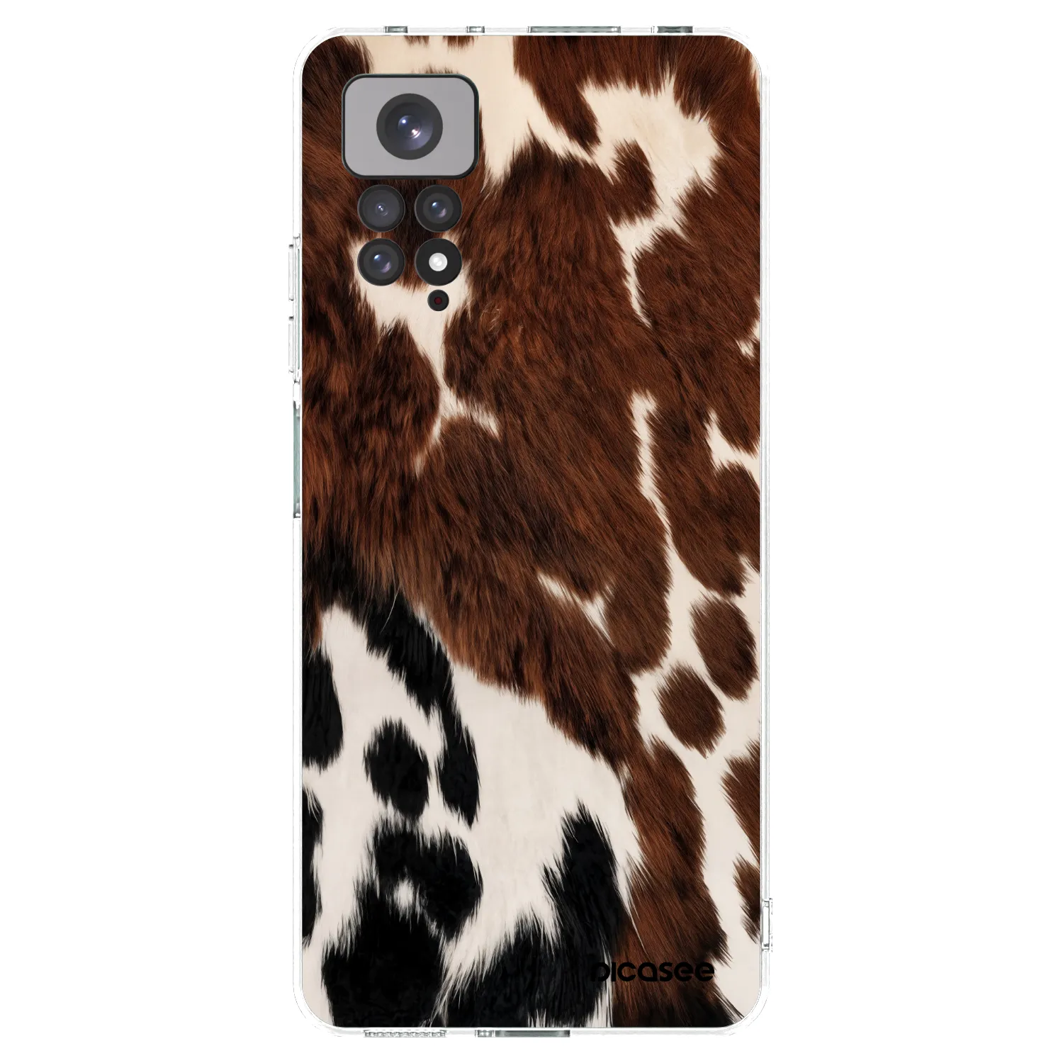 Picasee διαφανής θήκη σιλικόνης Xiaomi Redmi Note 11 - Rust