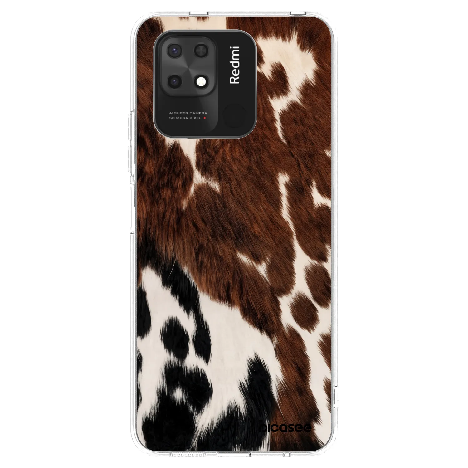 Picasee διαφανής θήκη σιλικόνης Xiaomi Redmi 10C - Rust