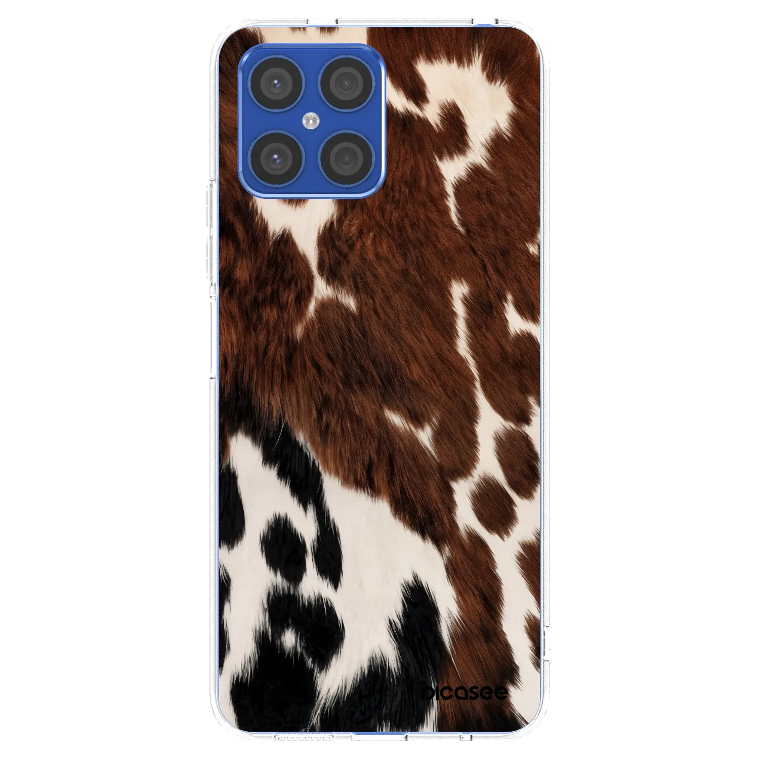 Picasee διαφανής θήκη σιλικόνης Honor X8 4G - Rust