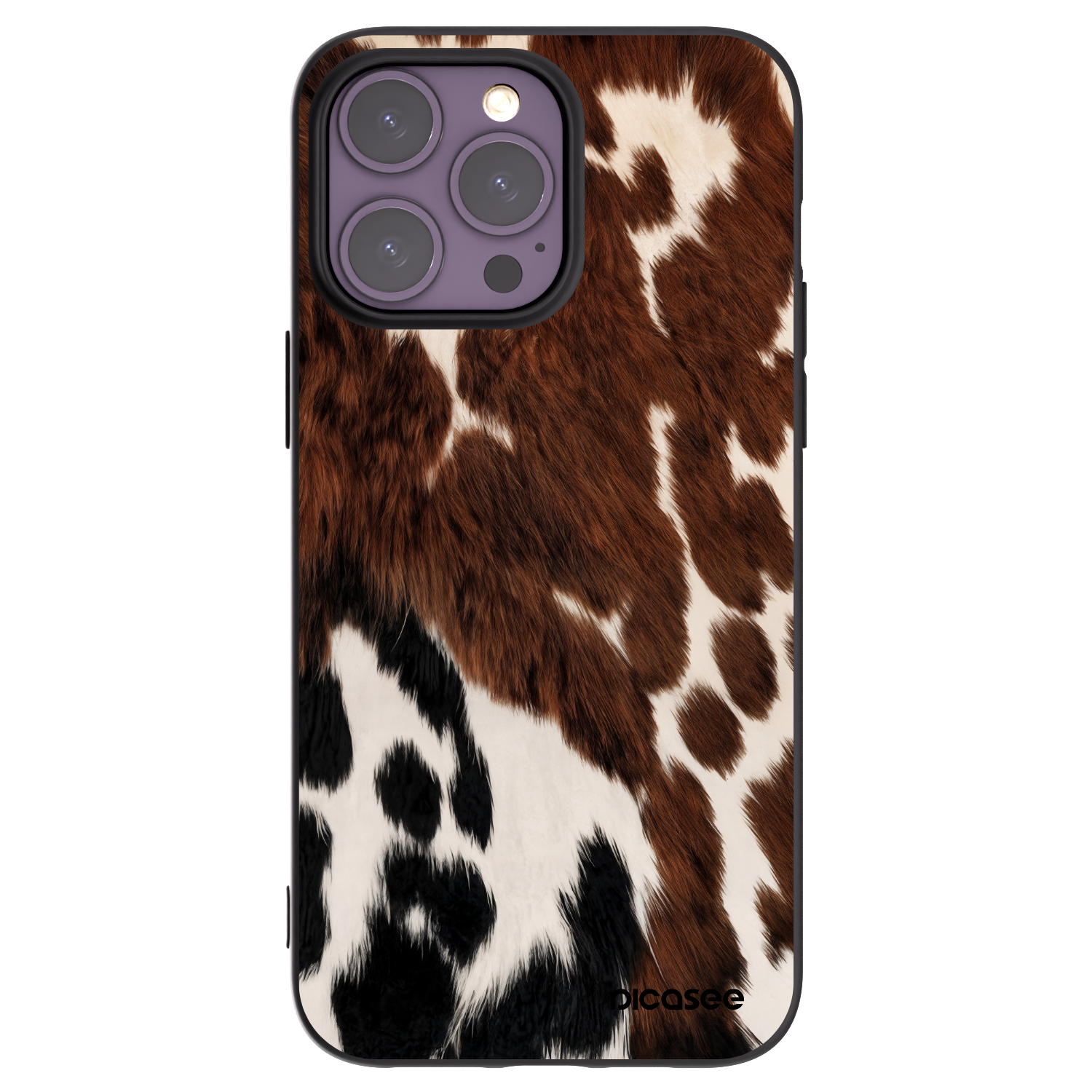 Picasee Μαύρη θήκη σιλικόνης για Apple iPhone 14 Pro Max - Rust