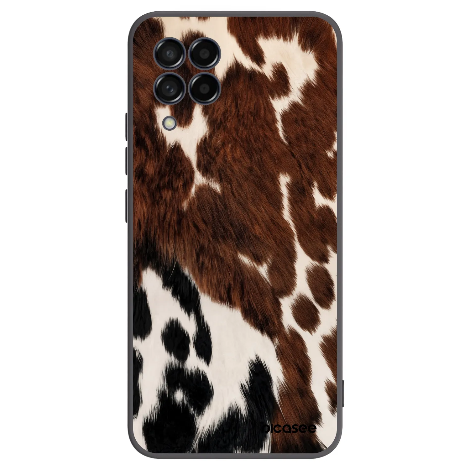 Picasee Μαύρη θήκη σιλικόνης για Samsung Galaxy M53 5G - Rust