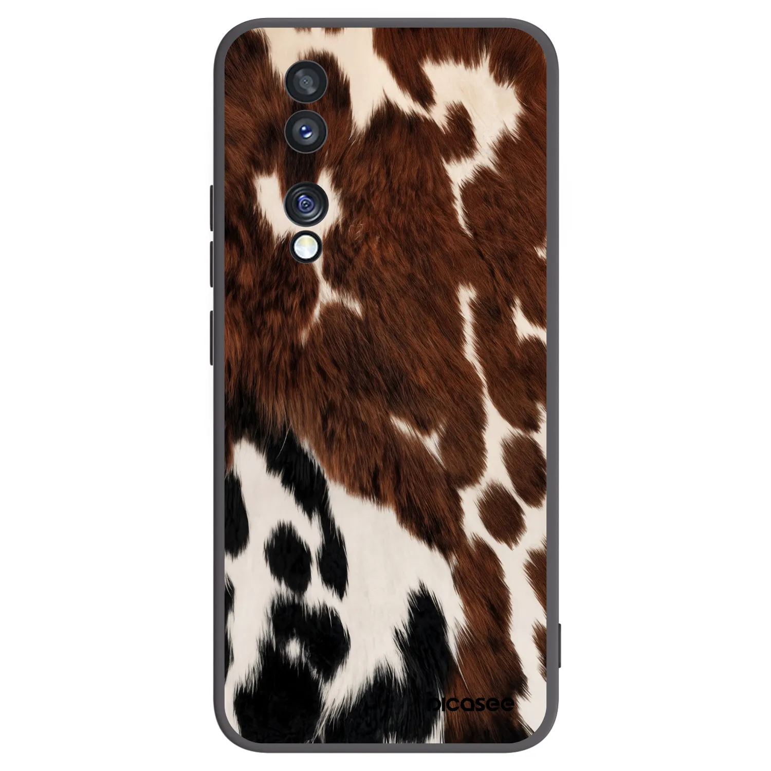 Picasee Μαύρη θήκη σιλικόνης για Honor 70 - Rust