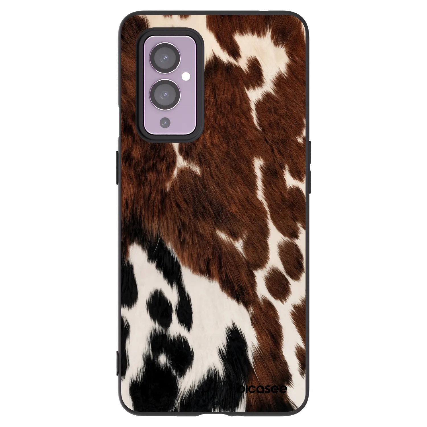 Picasee Μαύρη θήκη σιλικόνης για OnePlus 9 - Rust