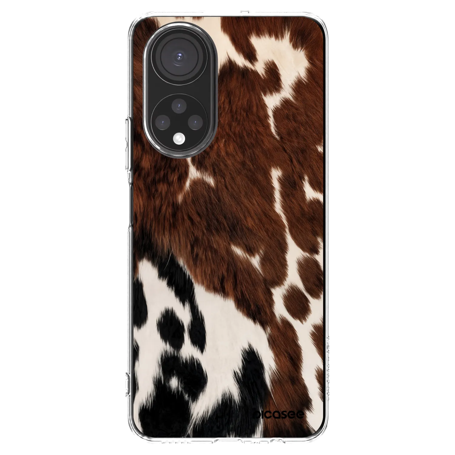 Picasee διαφανής θήκη σιλικόνης Honor X7 - Rust