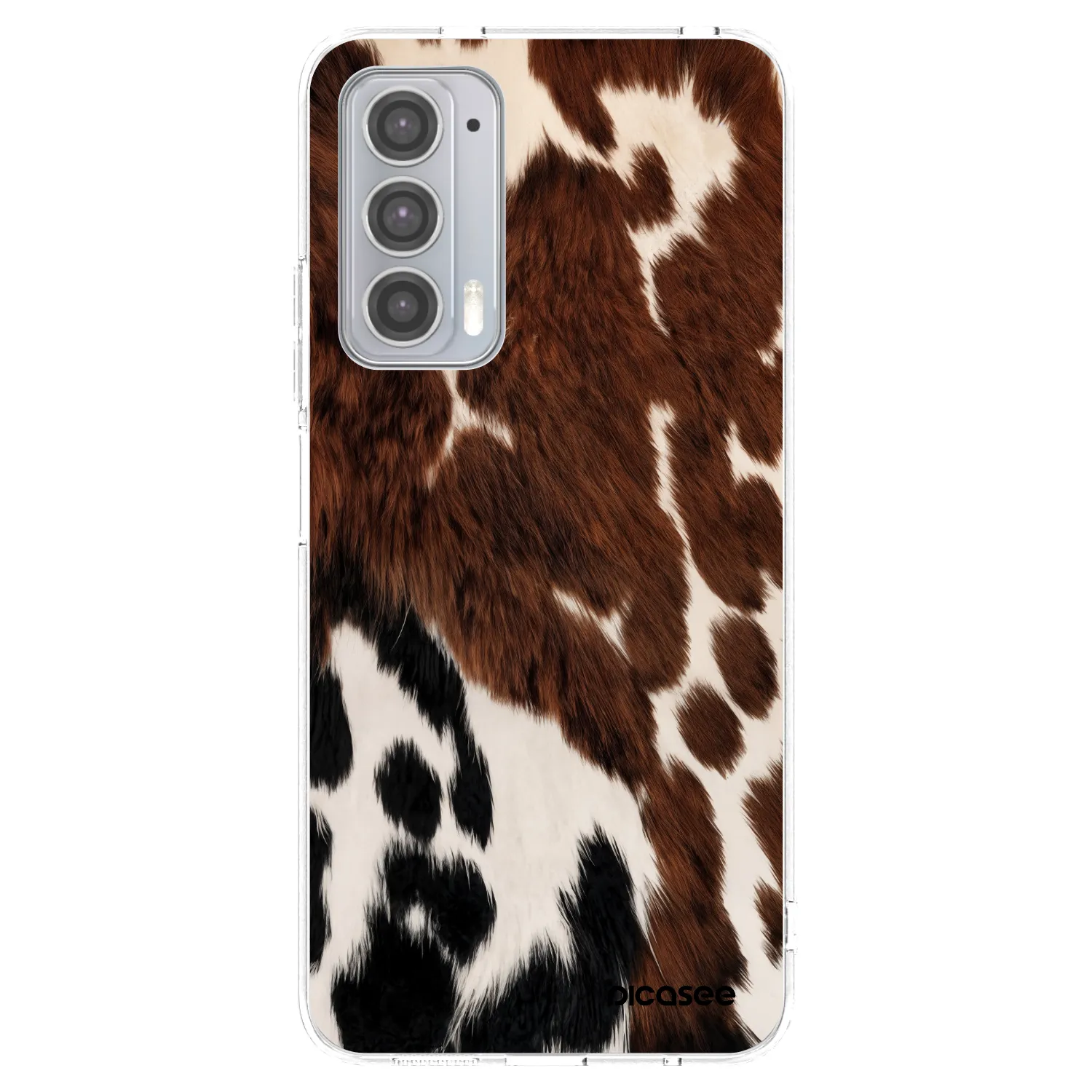 Picasee διαφανής θήκη σιλικόνης Motorola Edge 20 - Rust