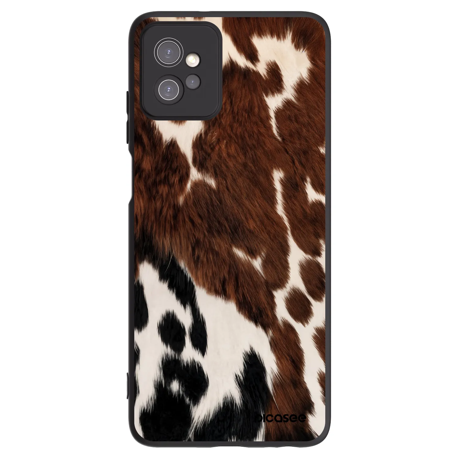 Picasee Μαύρη θήκη σιλικόνης για Motorola Moto G32 - Rust