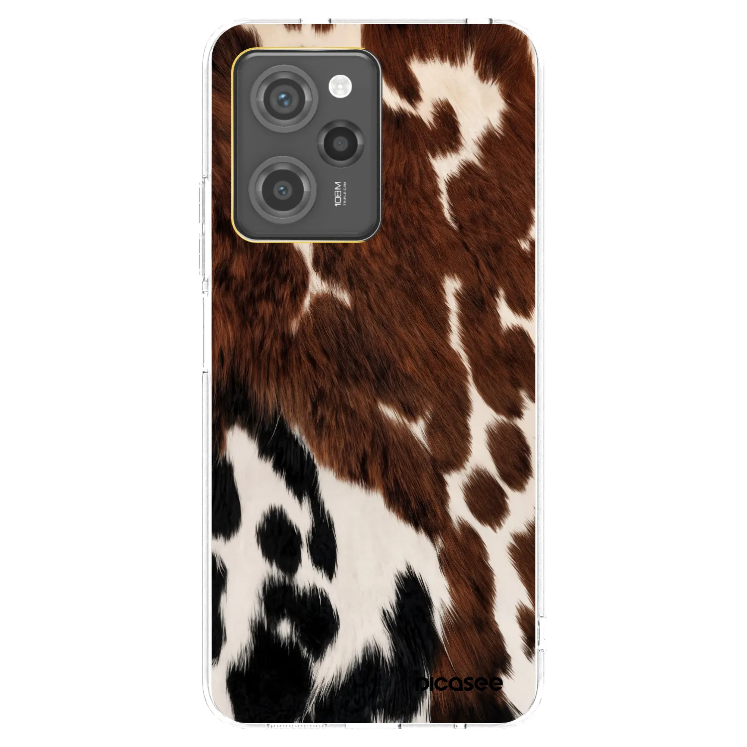 Picasee Μαύρη θήκη σιλικόνης για Xiaomi Poco X5 Pro - Rust