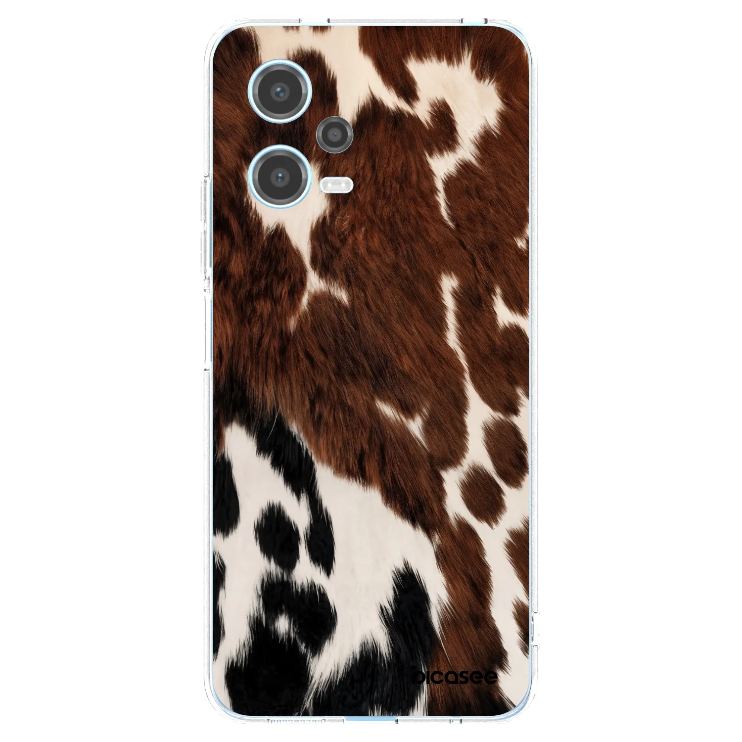 Picasee διαφανής θήκη σιλικόνης Xiaomi Redmi Note 12 5G - Rust