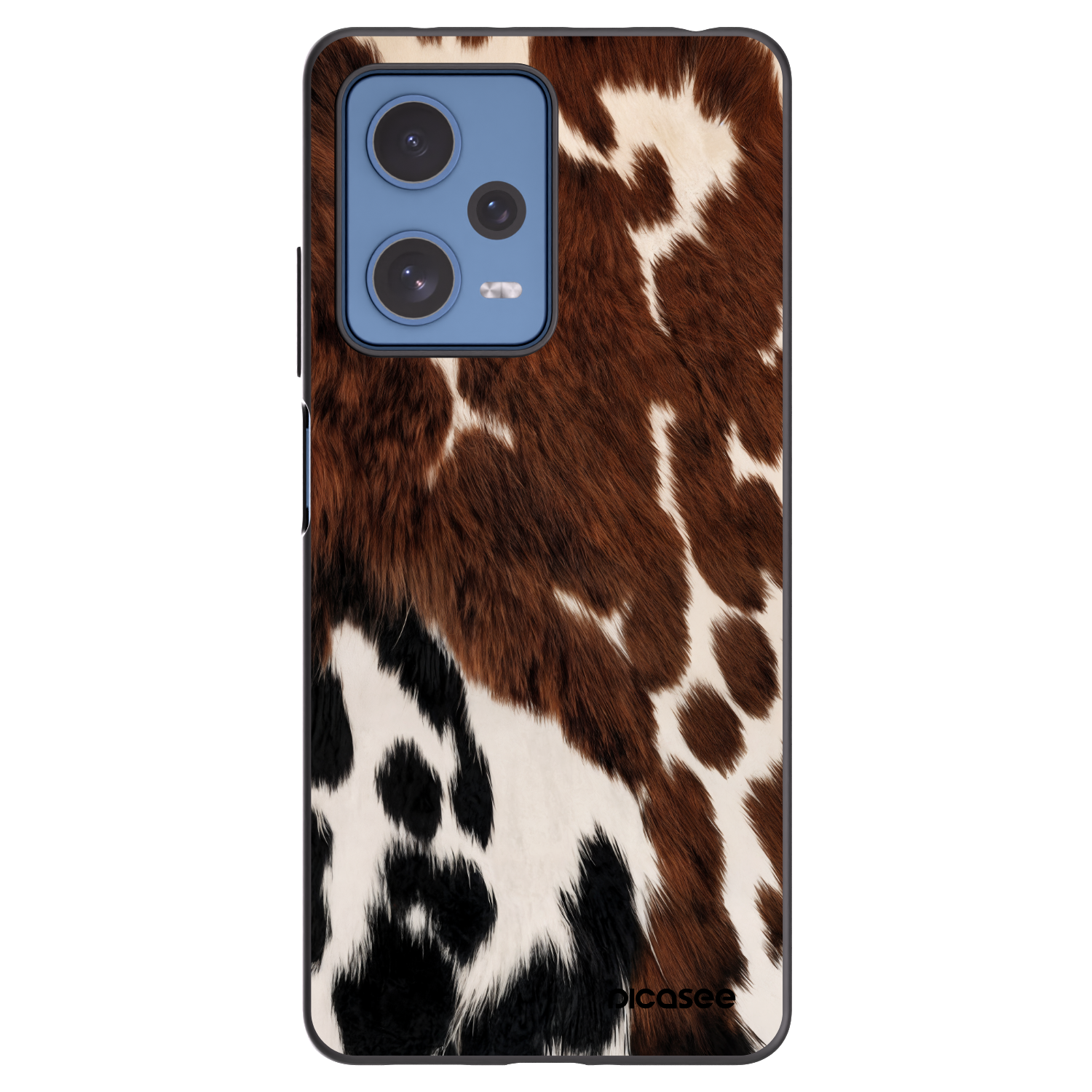 Picasee Μαύρη θήκη σιλικόνης για Xiaomi Redmi Note 12 Pro 5G - Rust