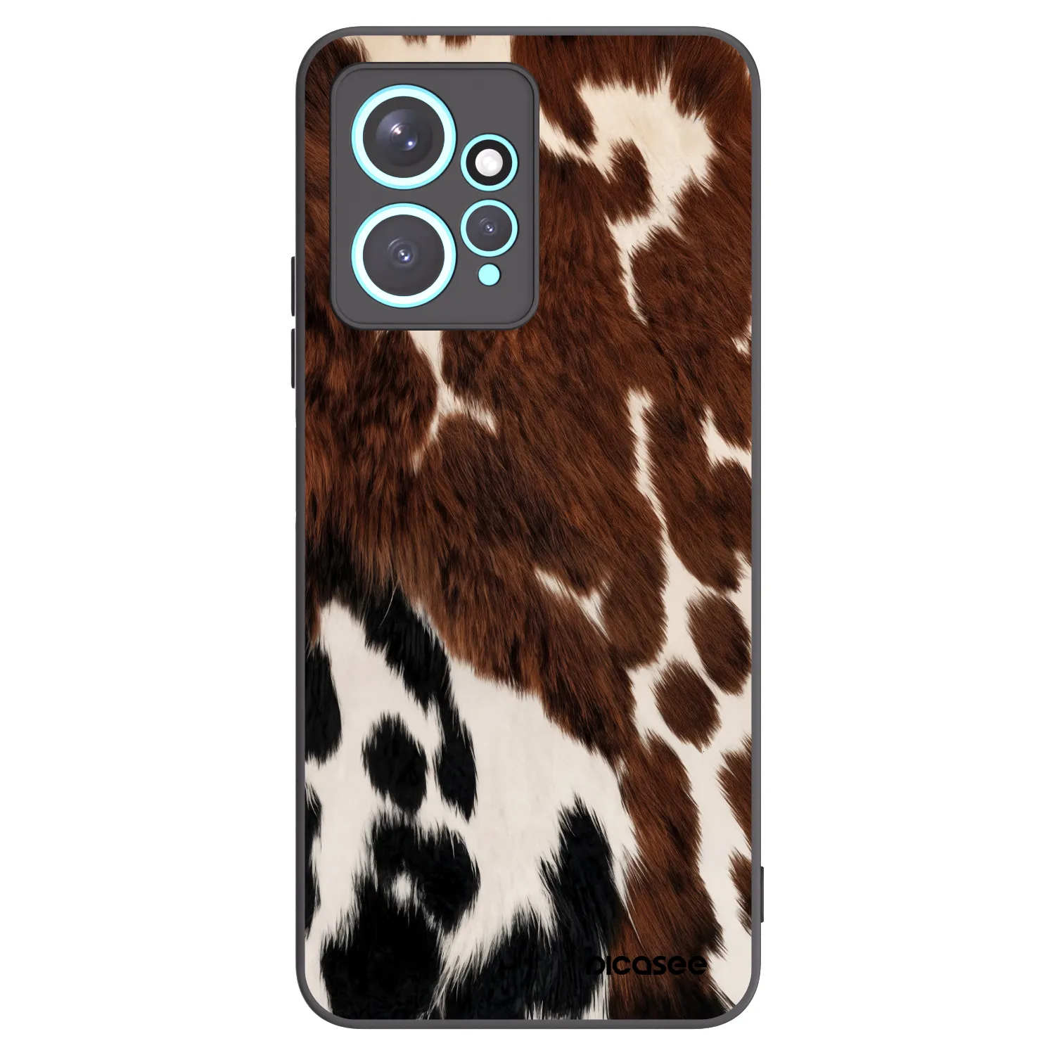 Picasee Μαύρη θήκη σιλικόνης για Xiaomi Redmi Note 12 4G - Rust