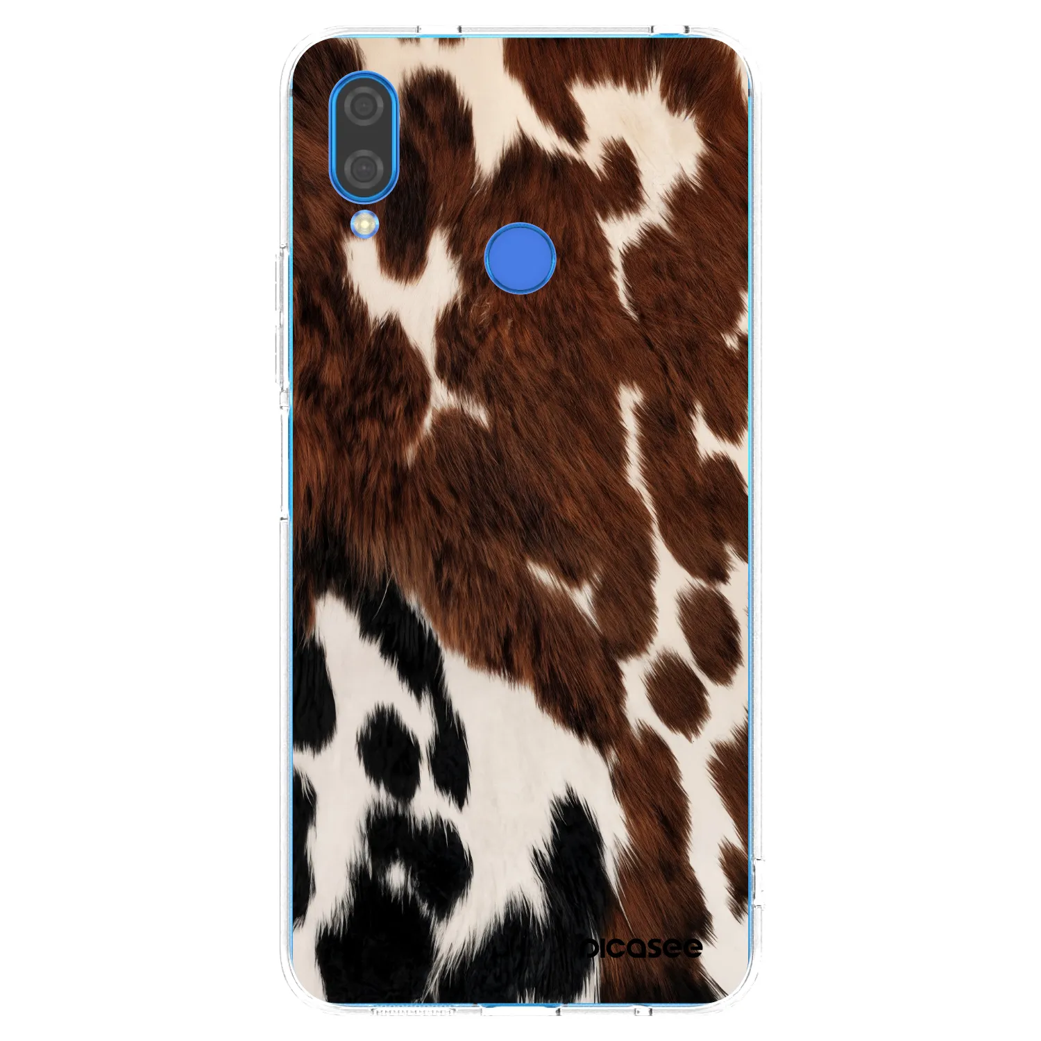Picasee διαφανής θήκη σιλικόνης Huawei Nova 3 - Rust
