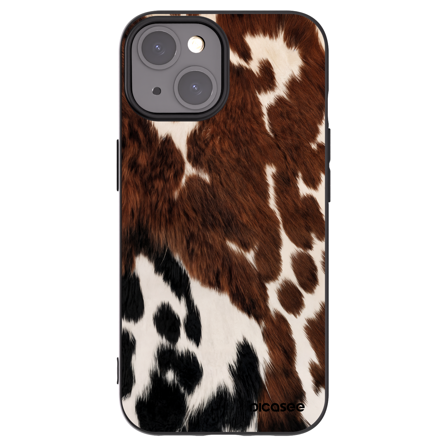 Picasee Μαύρη θήκη σιλικόνης για Apple iPhone 15 - Rust