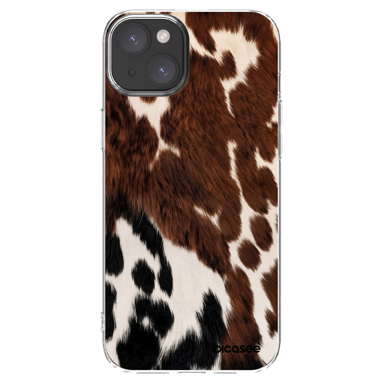 Picasee διαφανής θήκη σιλικόνης Apple iPhone 15 Plus - Rust