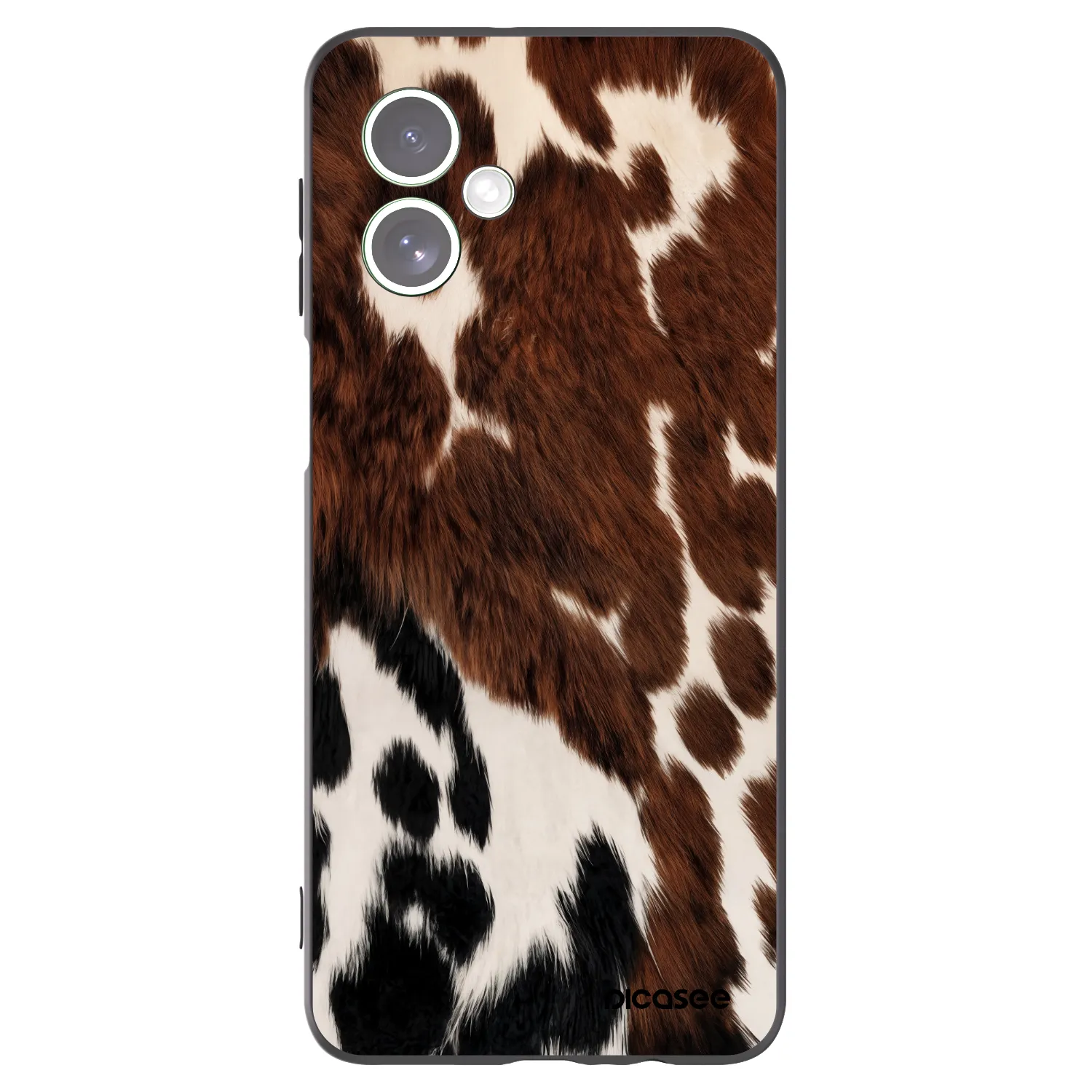 Picasee Μαύρη θήκη σιλικόνης για Motorola Moto G54 5G - Rust