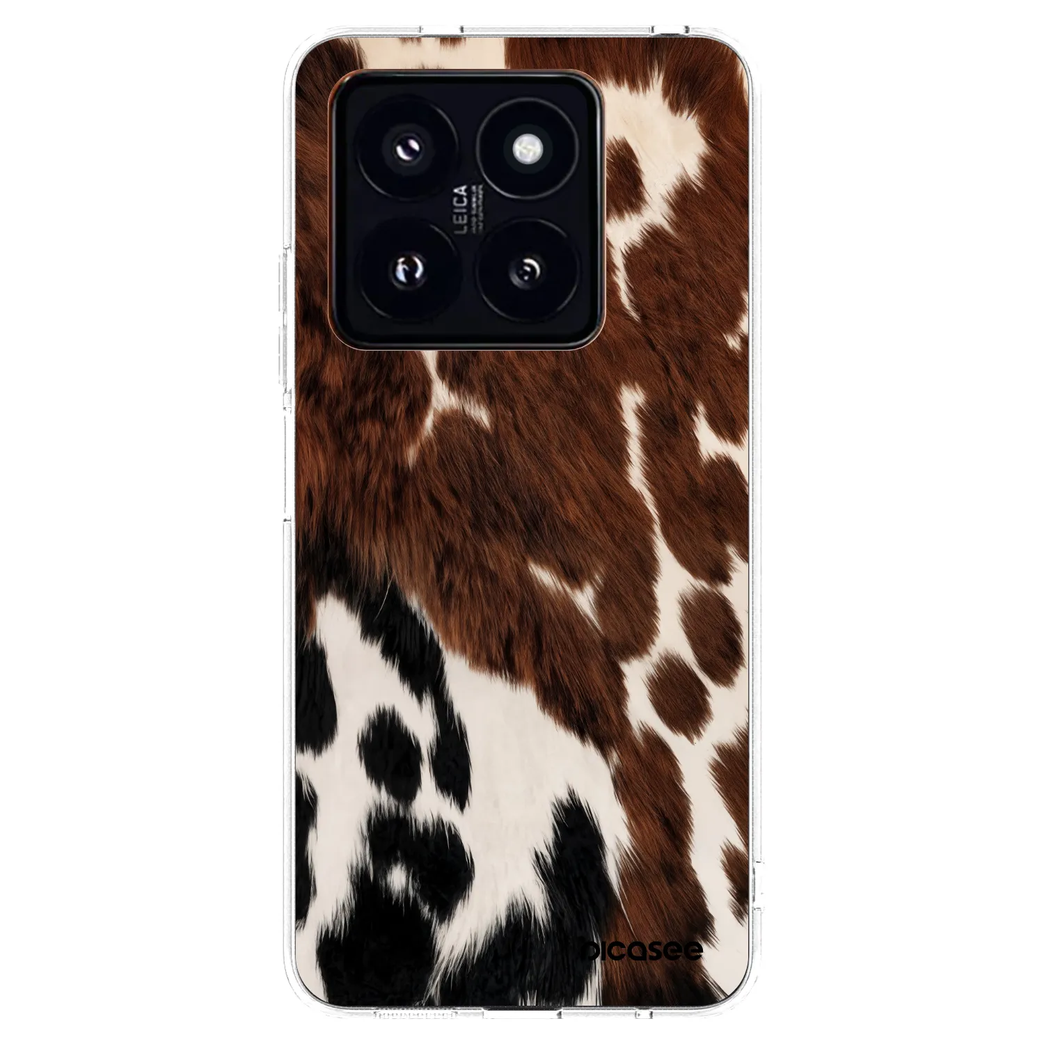 Picasee διαφανής θήκη σιλικόνης Xiaomi 14 Pro - Rust